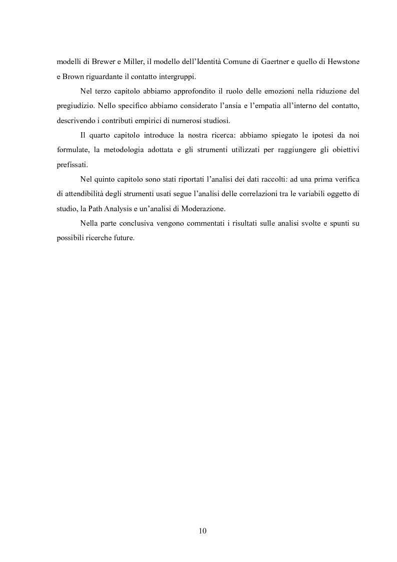 Anteprima della tesi: Contatto e riduzione del pregiudizio: il caso delle persone con disabilità mentale, Pagina 3