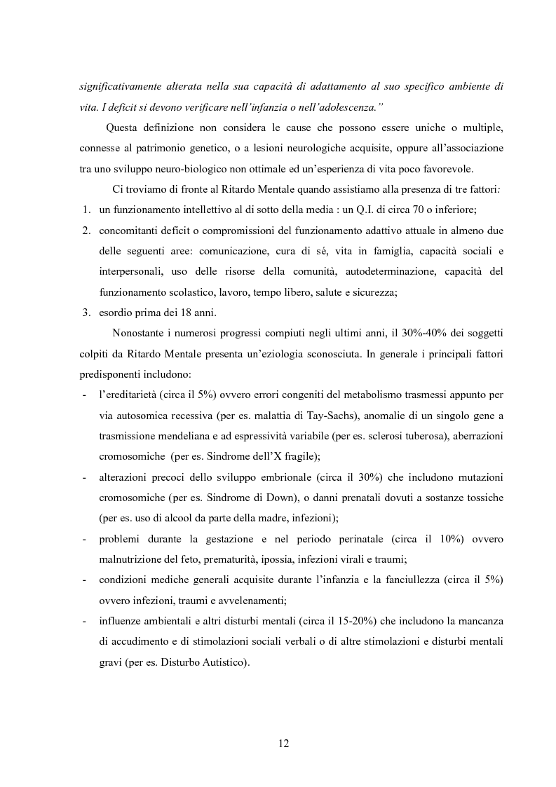 Anteprima della tesi: Contatto e riduzione del pregiudizio: il caso delle persone con disabilità mentale, Pagina 5