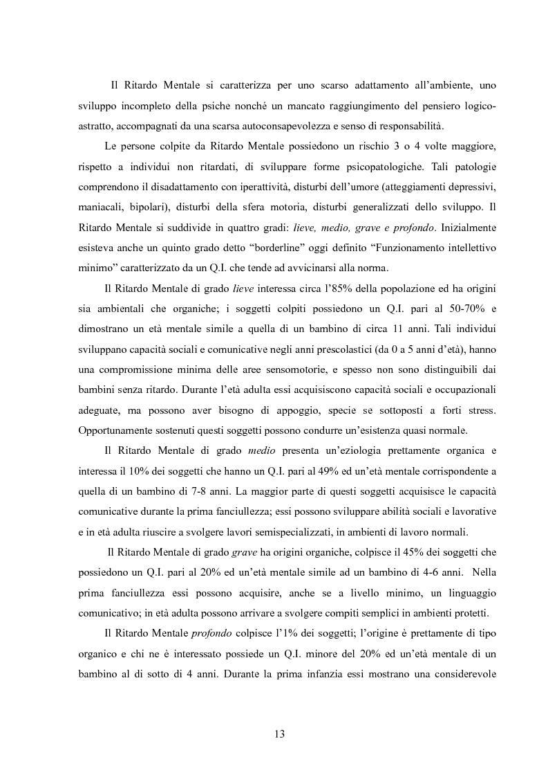 Anteprima della tesi: Contatto e riduzione del pregiudizio: il caso delle persone con disabilità mentale, Pagina 6