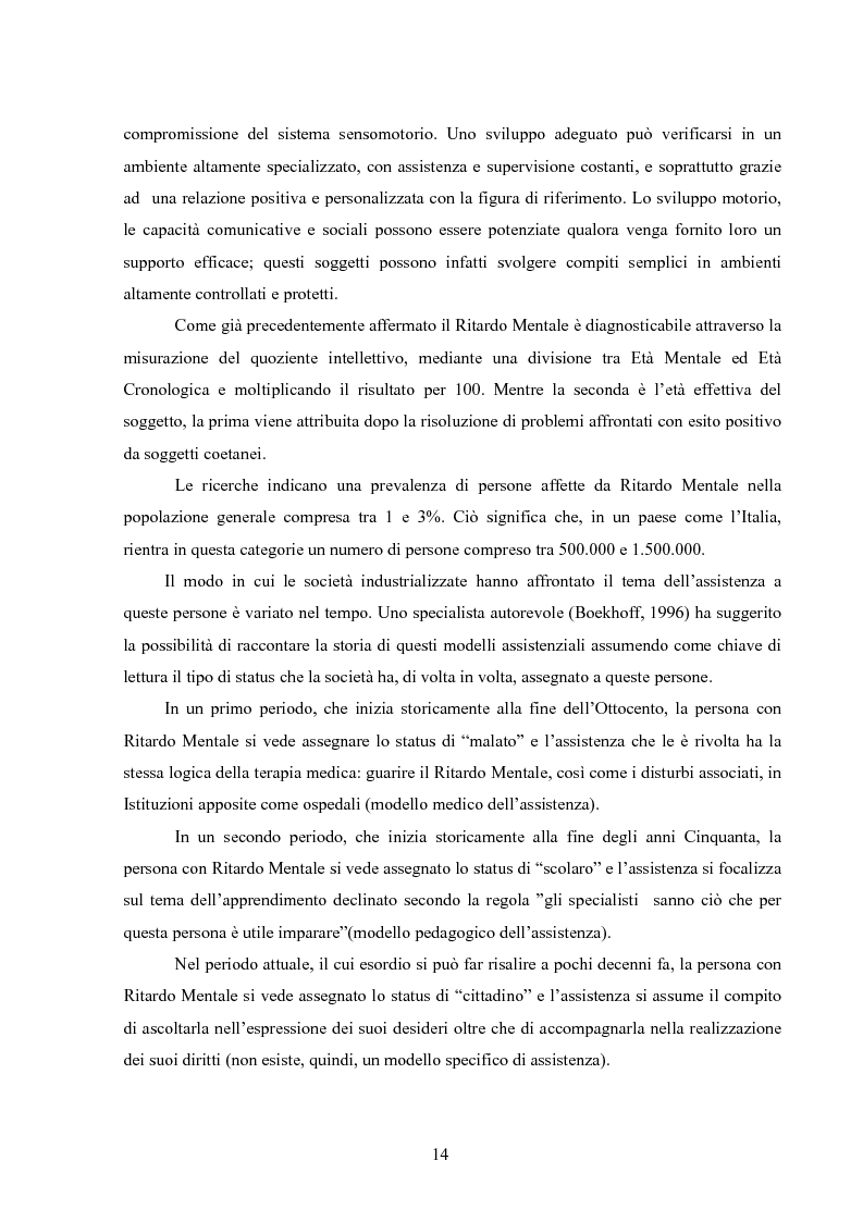 Anteprima della tesi: Contatto e riduzione del pregiudizio: il caso delle persone con disabilità mentale, Pagina 7
