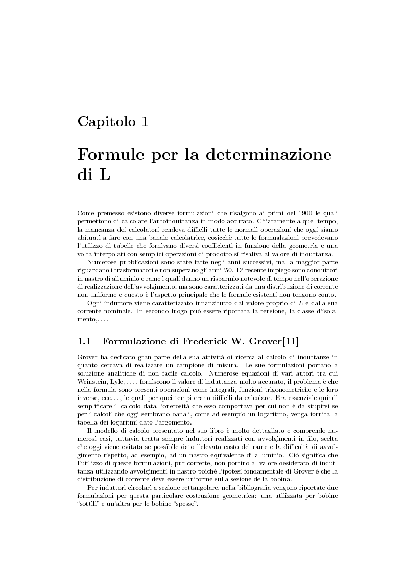 Anteprima della tesi: Progettazione di reattanze in aria, Pagina 8