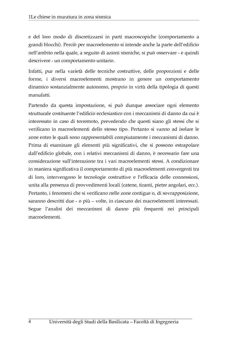 Anteprima della tesi: Vulnerabilità sismica degli edifici ecclesiastici lucani, Pagina 8