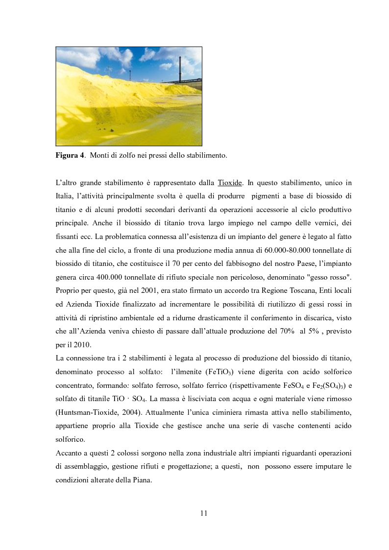 Anteprima della tesi: Monitoraggio dei parametri chimico-fisici e biologici nella Piana di Scarlino, Pagina 8