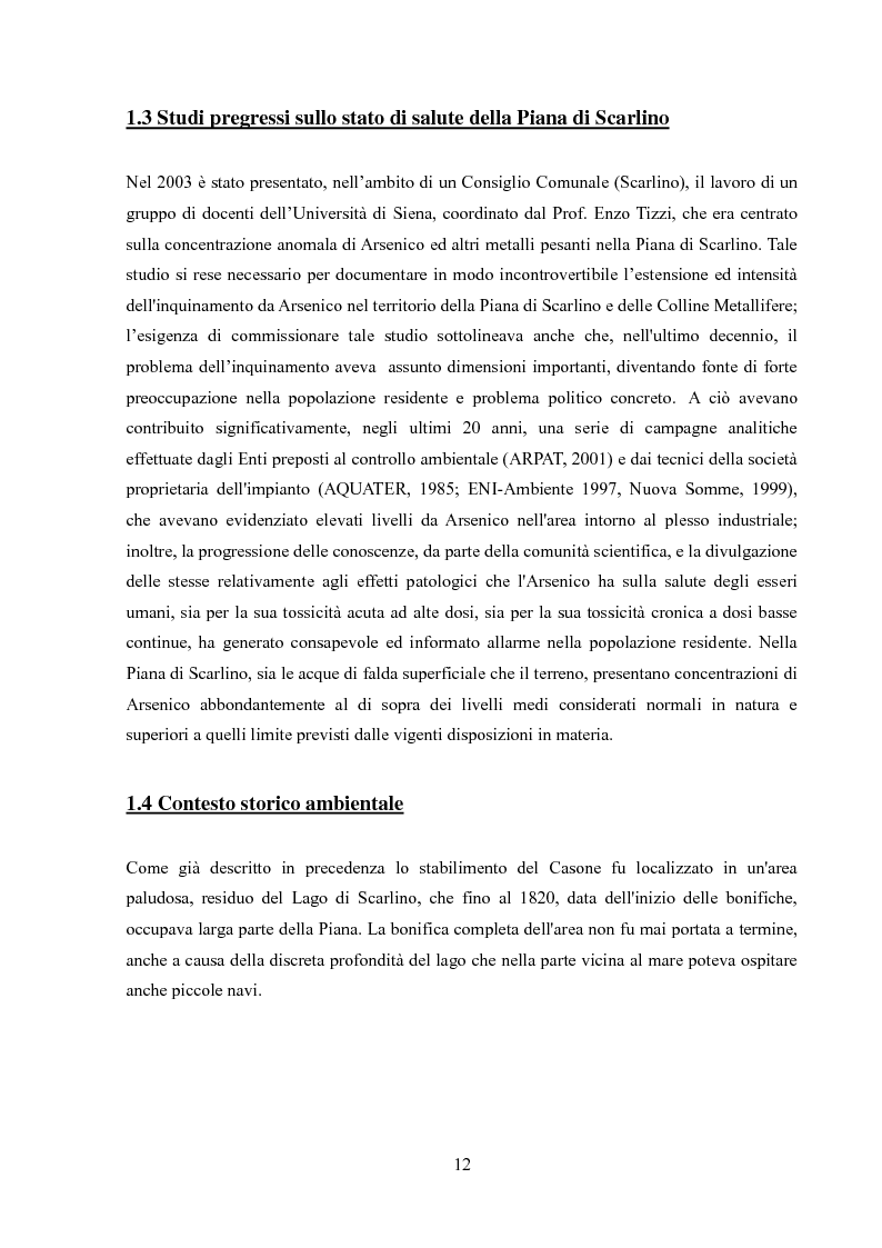 Anteprima della tesi: Monitoraggio dei parametri chimico-fisici e biologici nella Piana di Scarlino, Pagina 9