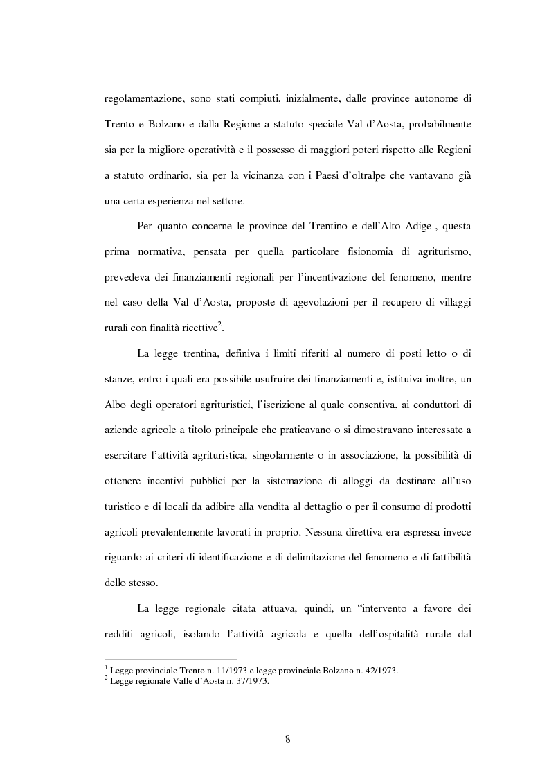 Anteprima della tesi: La nuova disciplina giuridica dell'agriturismo, Pagina 5