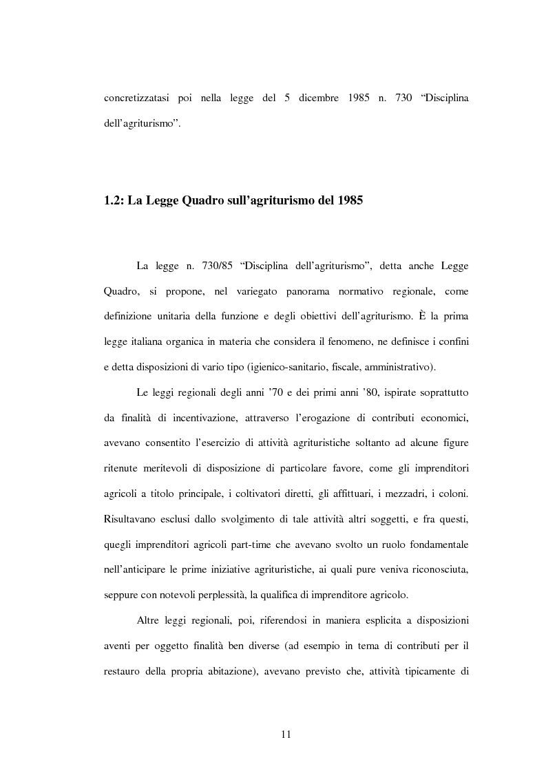 Anteprima della tesi: La nuova disciplina giuridica dell'agriturismo, Pagina 8