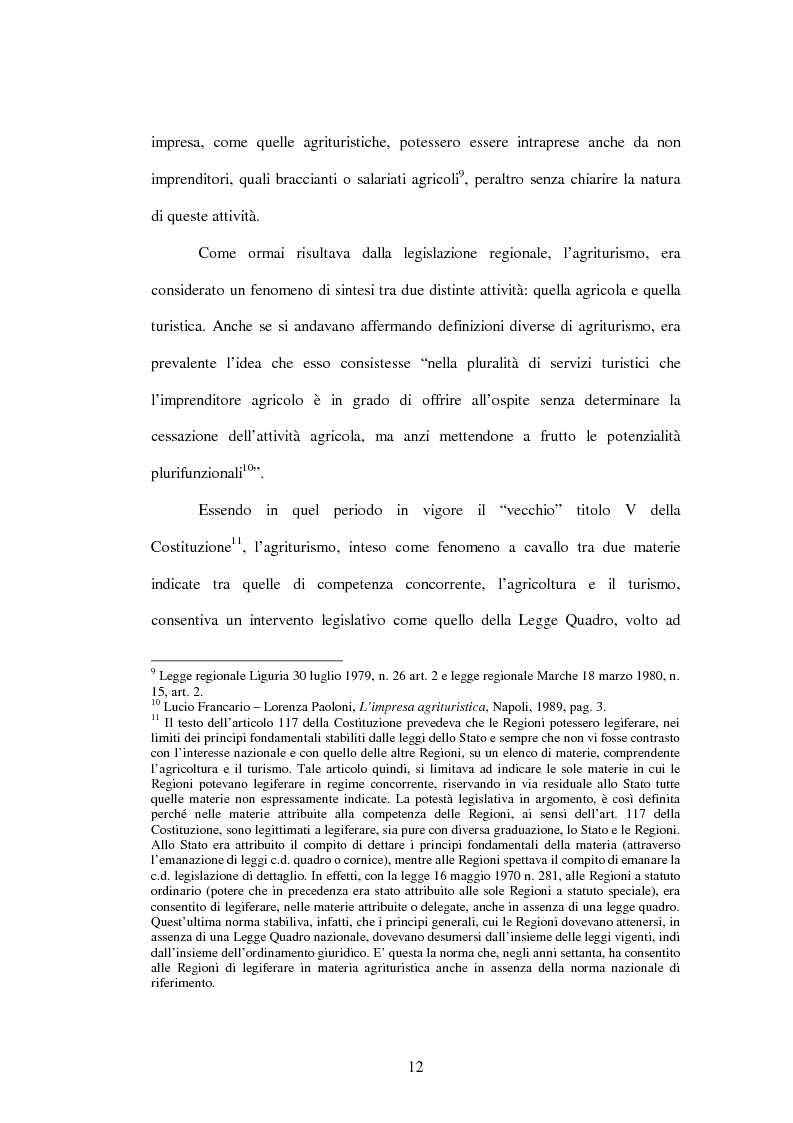 Anteprima della tesi: La nuova disciplina giuridica dell'agriturismo, Pagina 9