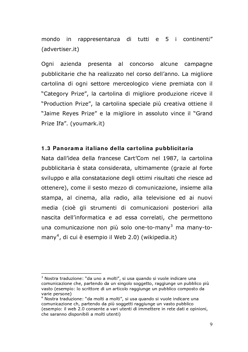 Anteprima della tesi: Il fenomeno Promocard: dal commerciale al sociale, Pagina 10