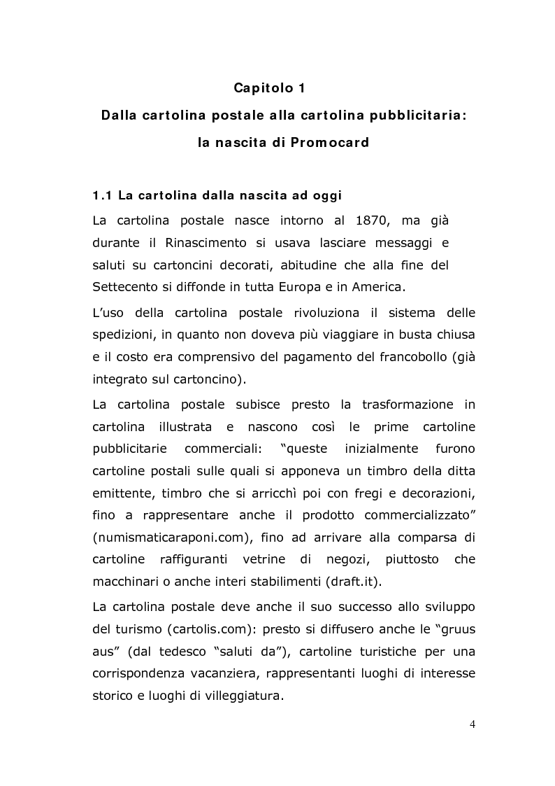 Anteprima della tesi: Il fenomeno Promocard: dal commerciale al sociale, Pagina 5