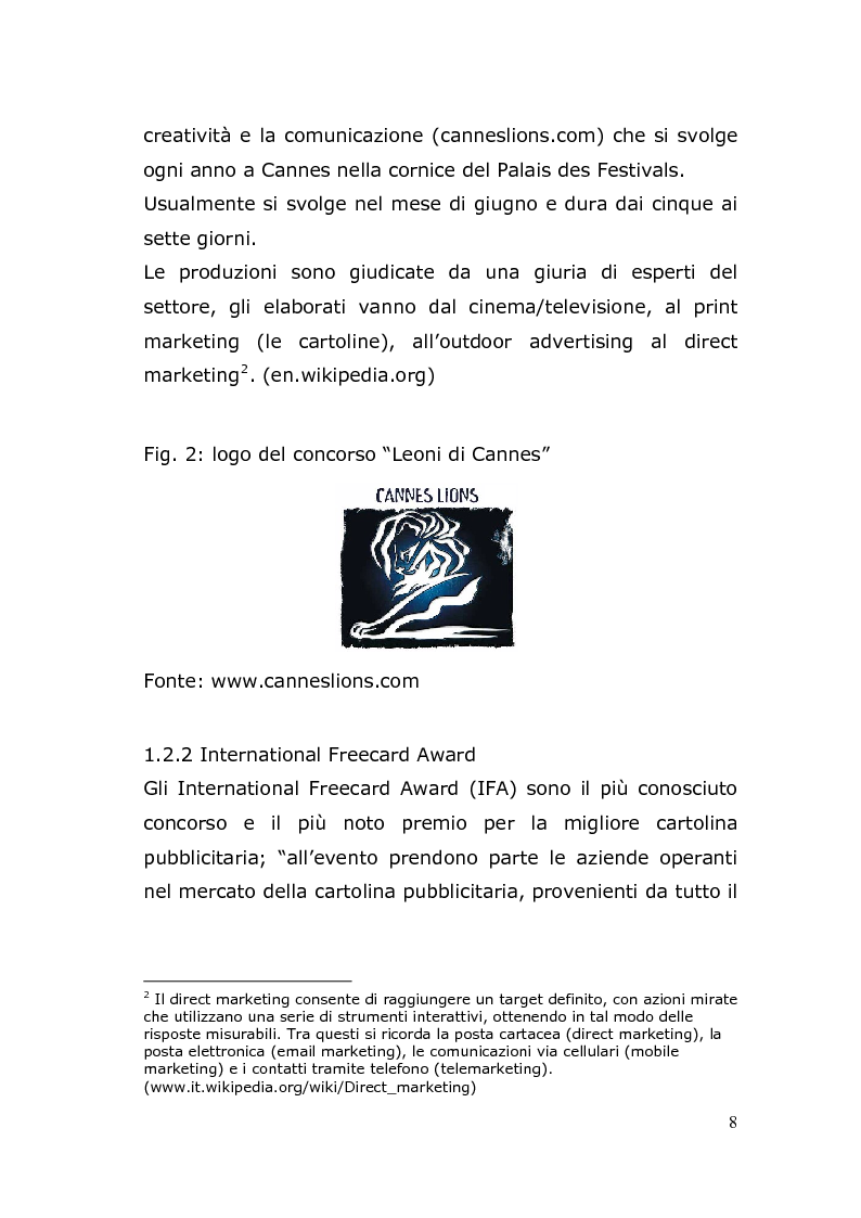 Anteprima della tesi: Il fenomeno Promocard: dal commerciale al sociale, Pagina 9