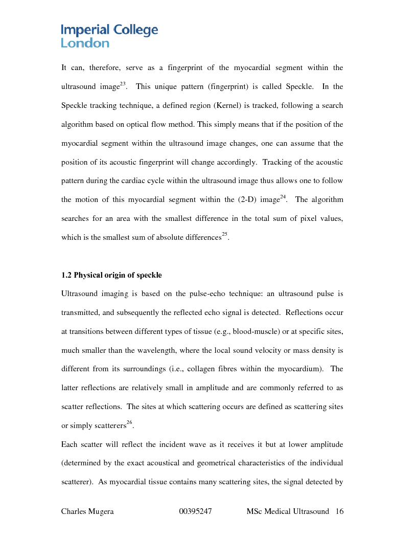 Anteprima della tesi: Two dimensional analysis of left ventricular myocardial regional and global contractility using speckle tracking post aortic valve replacement for aortic stenosis, Pagina 10