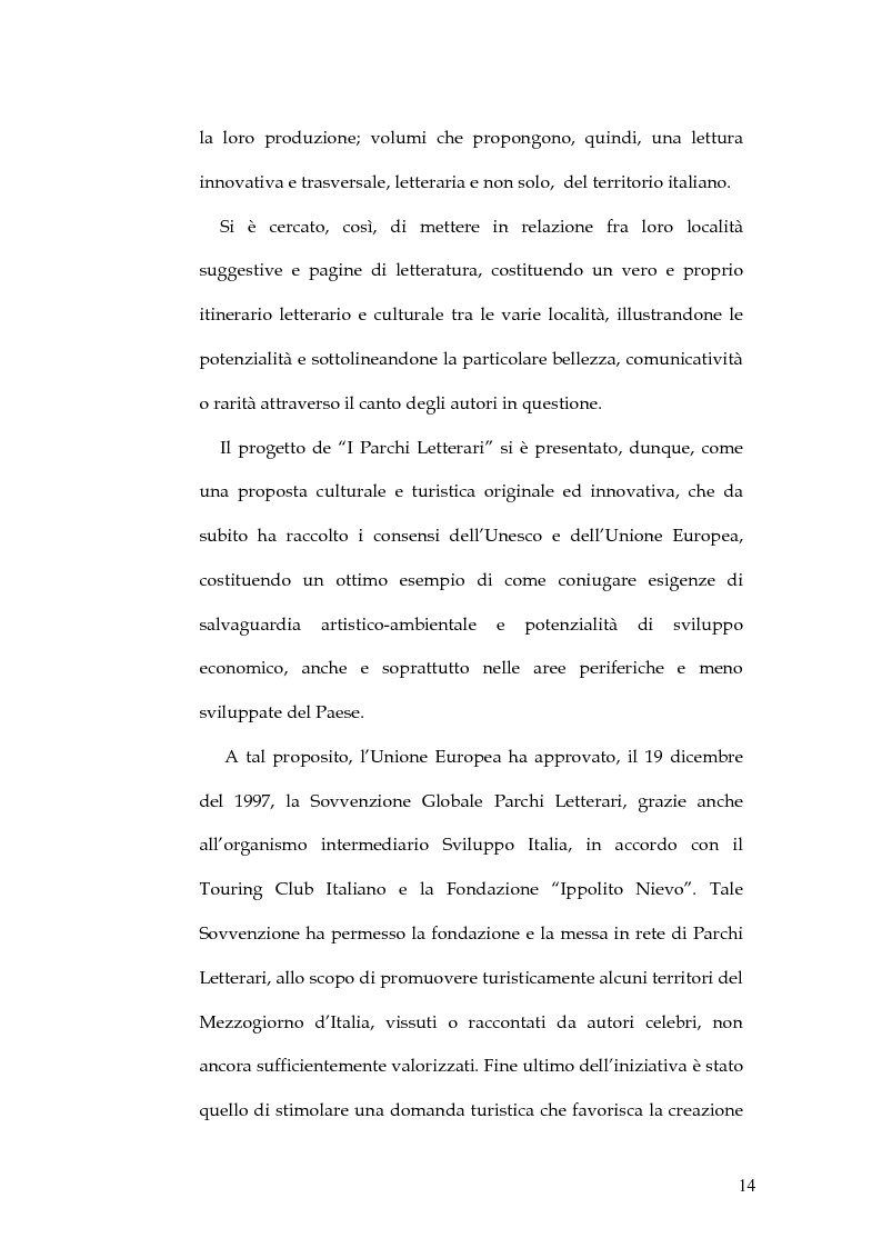 Anteprima della tesi: Il Parco Letterario ''Isabella Morra'', Pagina 9