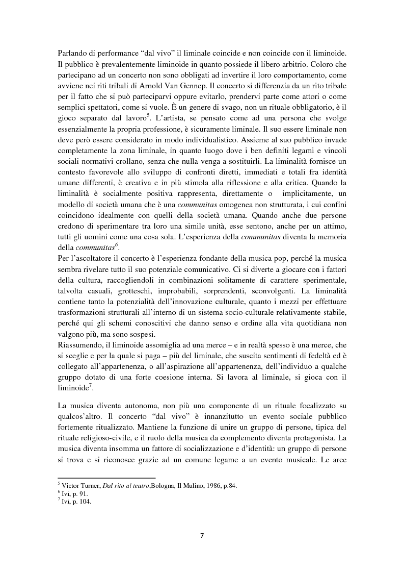 Anteprima della tesi: The Queen of Pop vs The Boss: analisi delle performance dal vivo, Pagina 4