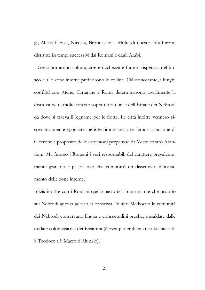 Anteprima della tesi: Aspetti e problemi dello sviluppo turistico nei nebrodi: il caso di Capo d'Orlando, Pagina 5
