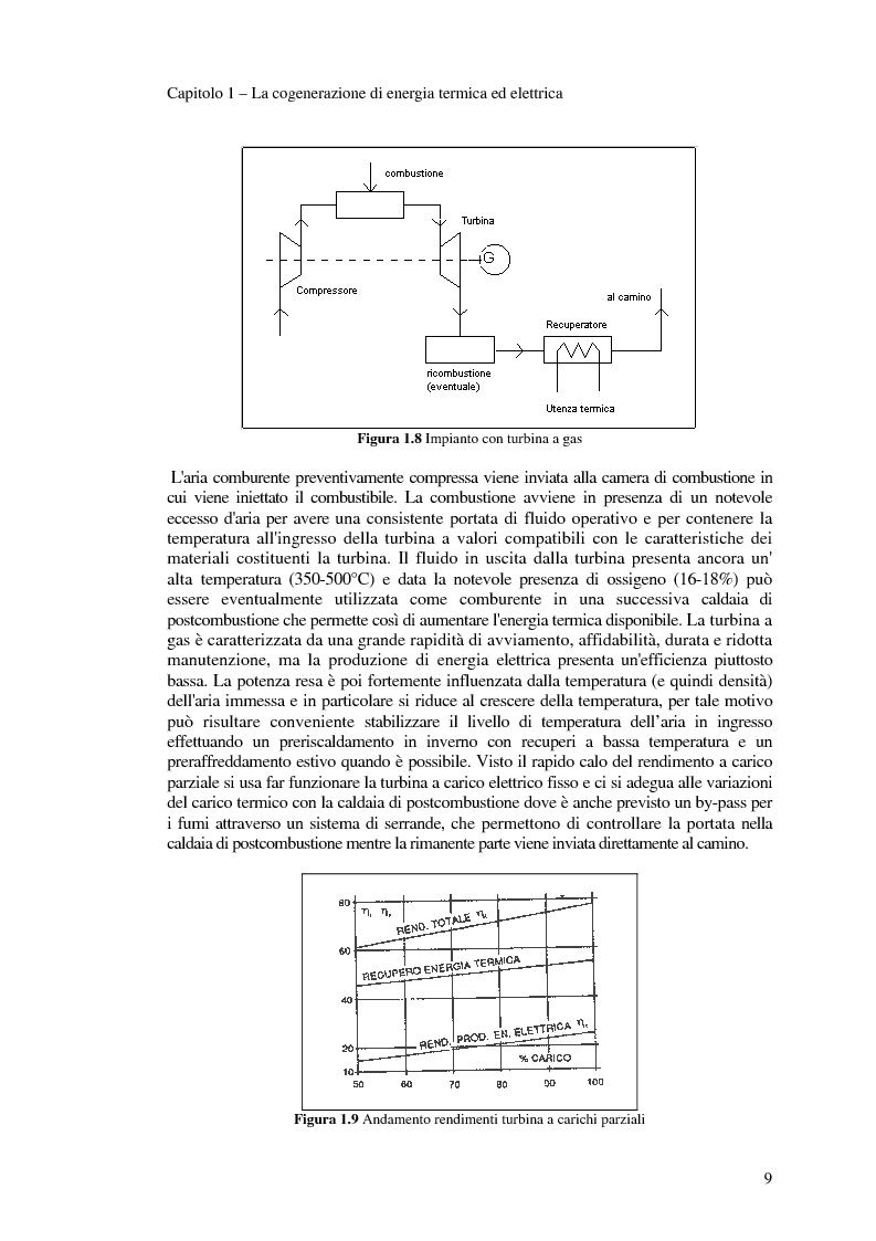 Anteprima della tesi: Analisi tecnico economica di un investimento per l’installazione di un impianto di cogenerazione e di pompa di calore in un complesso universitario, Pagina 12