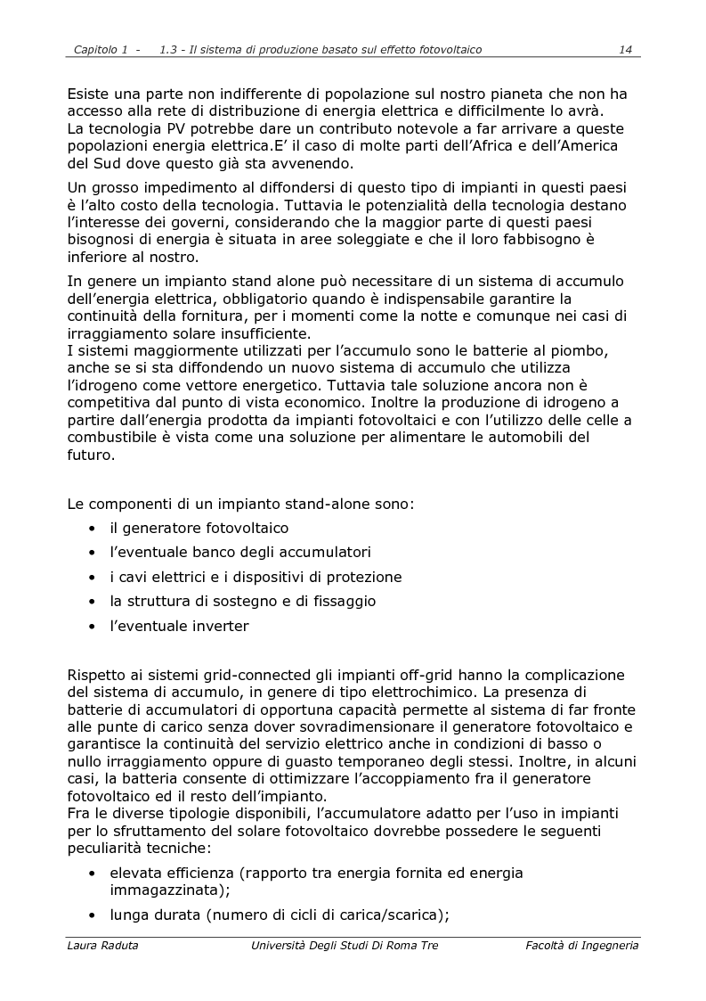 Anteprima della tesi: Fotovoltaico: smaltimento o riciclo dei moduli a fine vita, Pagina 11