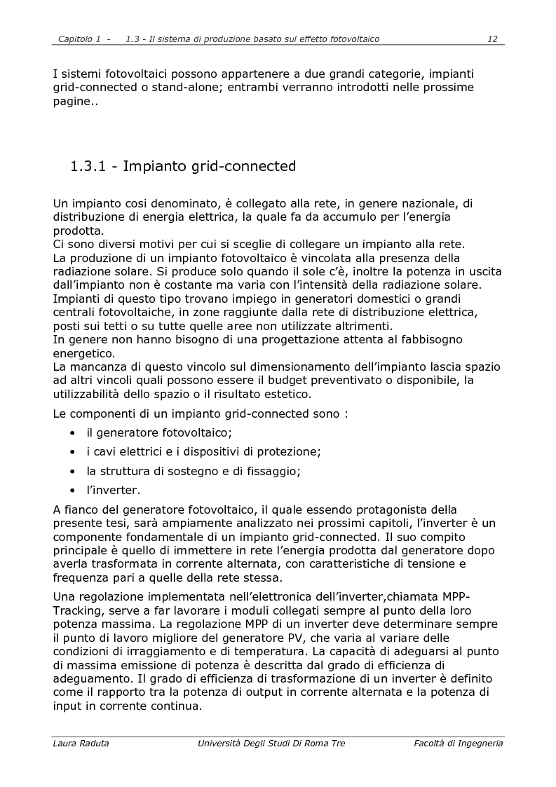 Anteprima della tesi: Fotovoltaico: smaltimento o riciclo dei moduli a fine vita, Pagina 9