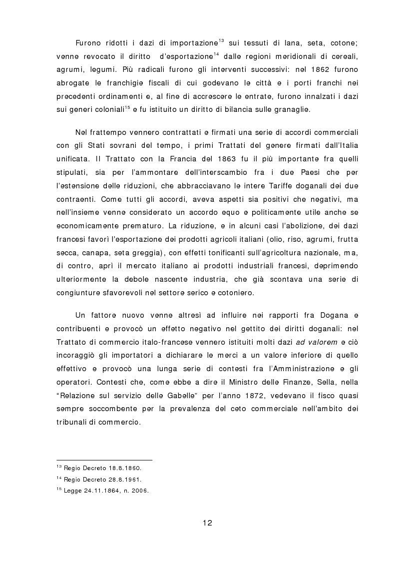 Anteprima della tesi: Unione doganale e informatizzazione delle dogane nella disciplina comunitaria e nazionale, Pagina 11