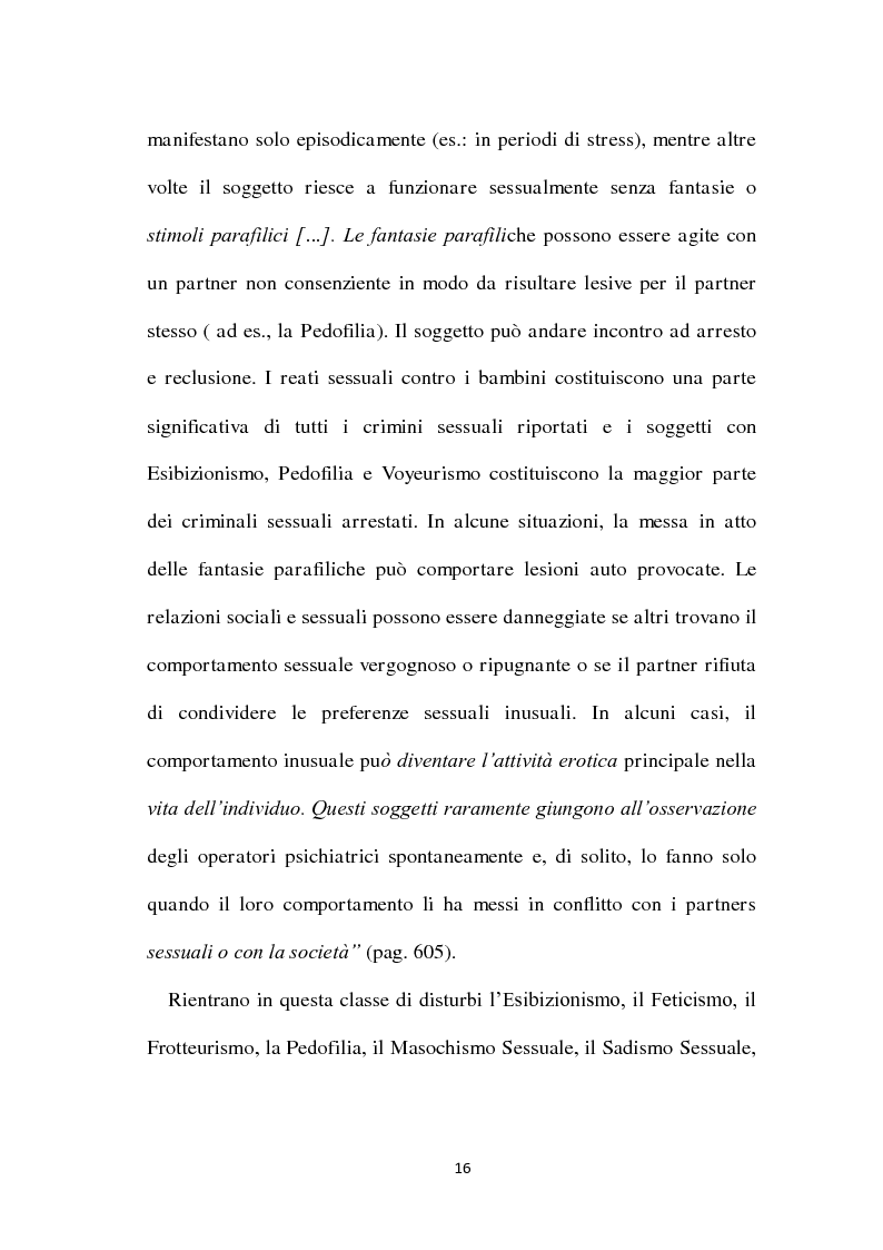 Estratto dalla tesi: Alcune considerazioni sulle perversioni femminili