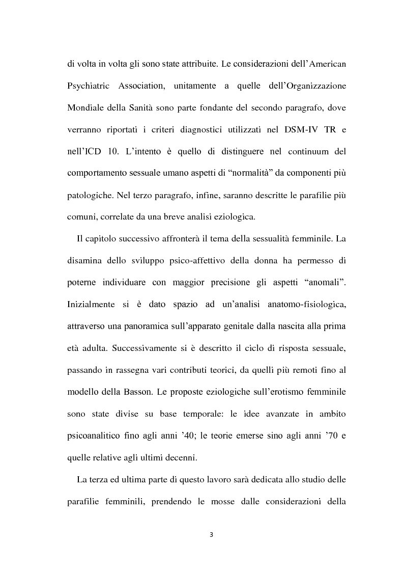 Anteprima della tesi: Alcune considerazioni sulle perversioni femminili, Pagina 4
