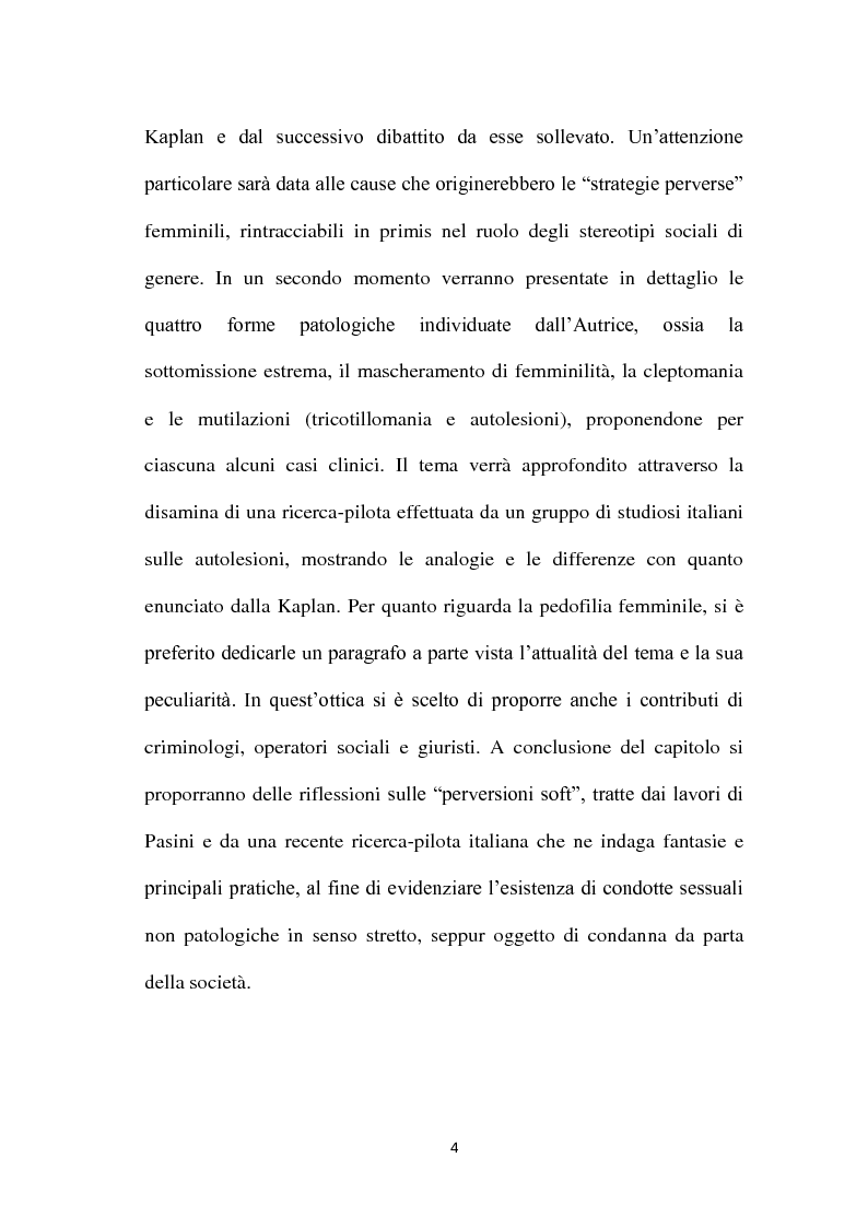 Anteprima della tesi: Alcune considerazioni sulle perversioni femminili, Pagina 5