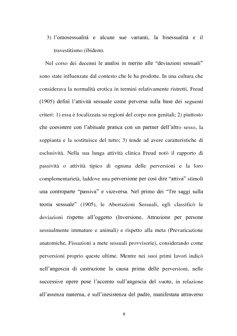 Anteprima della tesi: Alcune considerazioni sulle perversioni femminili, Pagina 7