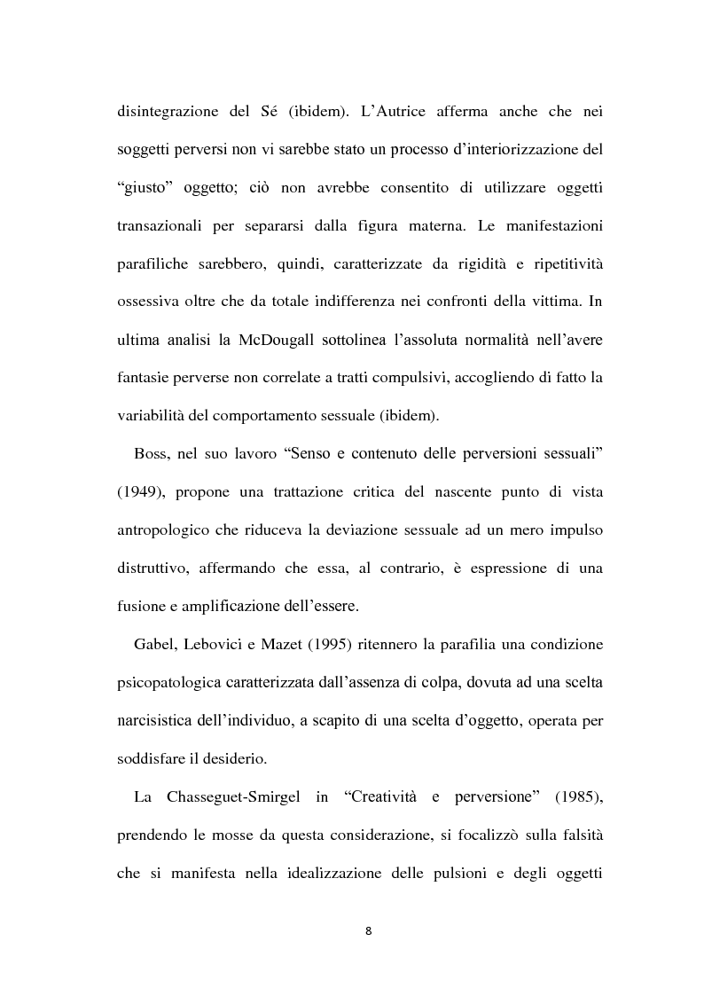 Anteprima della tesi: Alcune considerazioni sulle perversioni femminili, Pagina 9