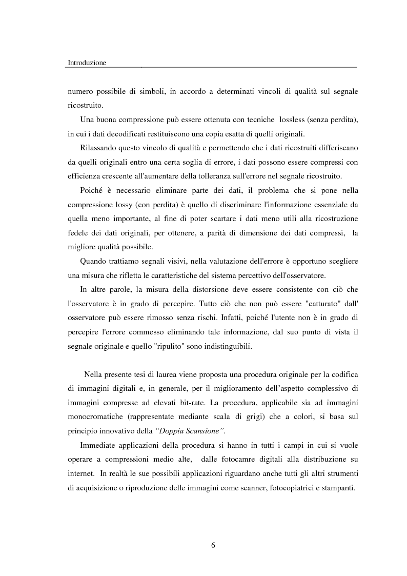 Anteprima della tesi: Tecniche di codifica a doppia scansione, Pagina 5
