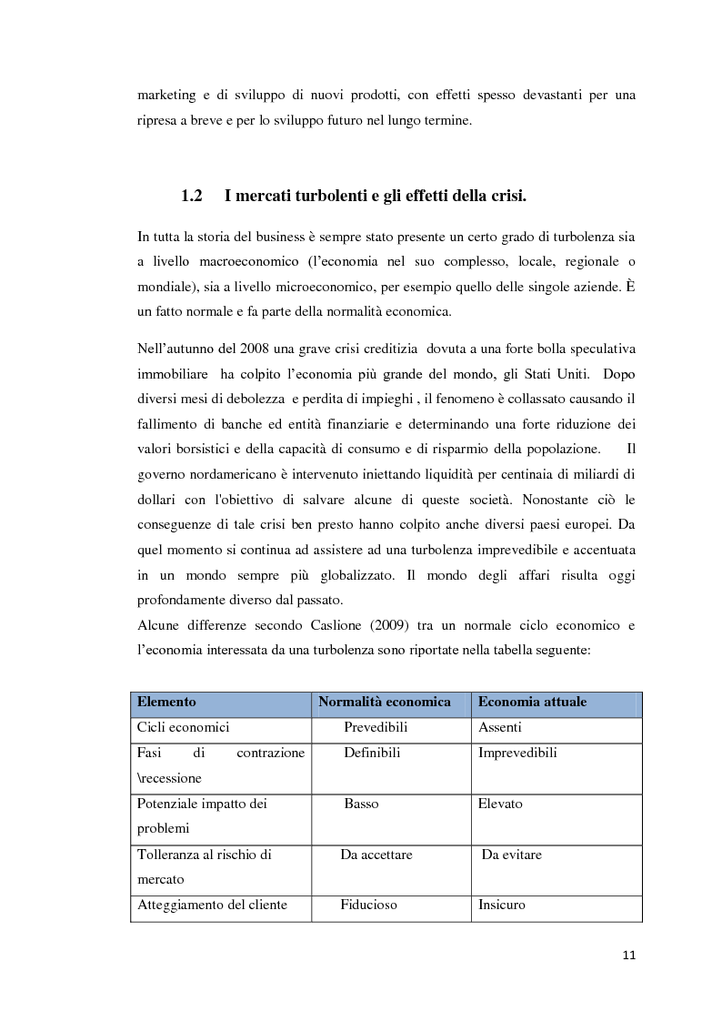 Anteprima della tesi: Strategie aziendali in periodi turbolenti, Pagina 7
