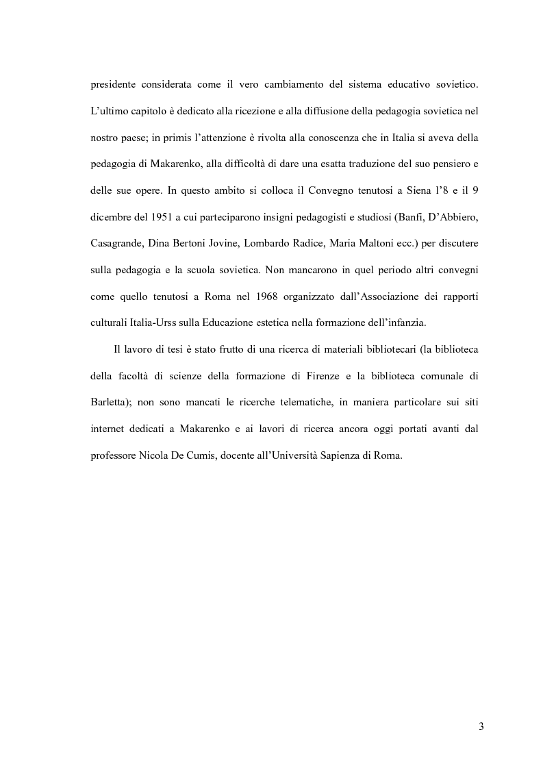 Anteprima della tesi: Immagini della pedagogia sovietica nell'Italia del dopoguerra, Pagina 4