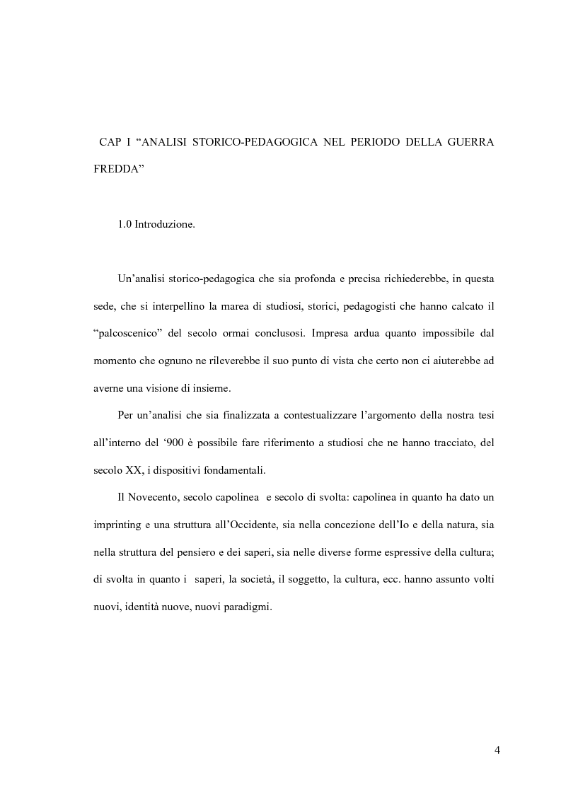 Anteprima della tesi: Immagini della pedagogia sovietica nell'Italia del dopoguerra, Pagina 5
