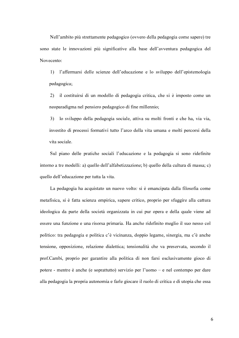 Anteprima della tesi: Immagini della pedagogia sovietica nell'Italia del dopoguerra, Pagina 7