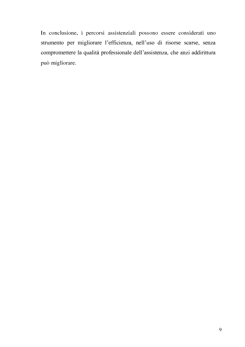 Anteprima della tesi: L’organizzazione dell’ospedale in un’ottica per processi. Lo strumento del percorso del paziente, Pagina 6