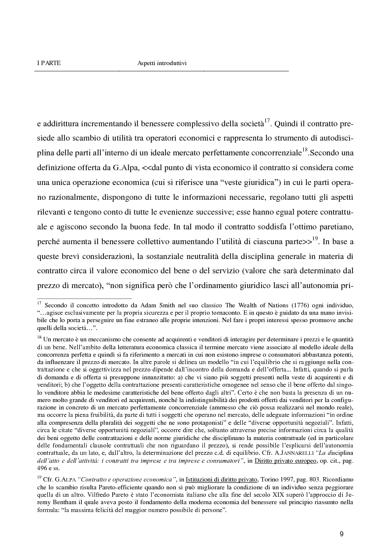 Anteprima della tesi: L’inefficacia delle clausole vessatorie, Pagina 13