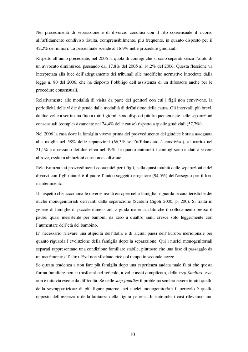 Anteprima della tesi: Figli contesi e conflittualità genitoriale dopo la legge sull'affido condiviso - Il ruolo del diritto e della psicologia nella composizione del conflitto, Pagina 3