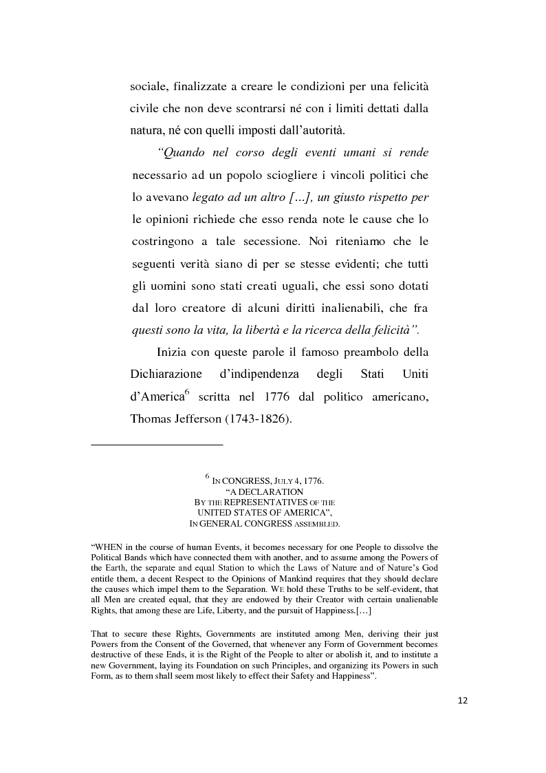 Anteprima della tesi: Diritto alla felicità, Pagina 6