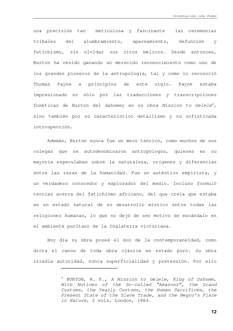 Anteprima della tesi: La Revolución Cultural del Orientalismo. Una estética de la aproximación Gramsciano - Foucaultiana a la obra de Edward W. Said, Pagina 5