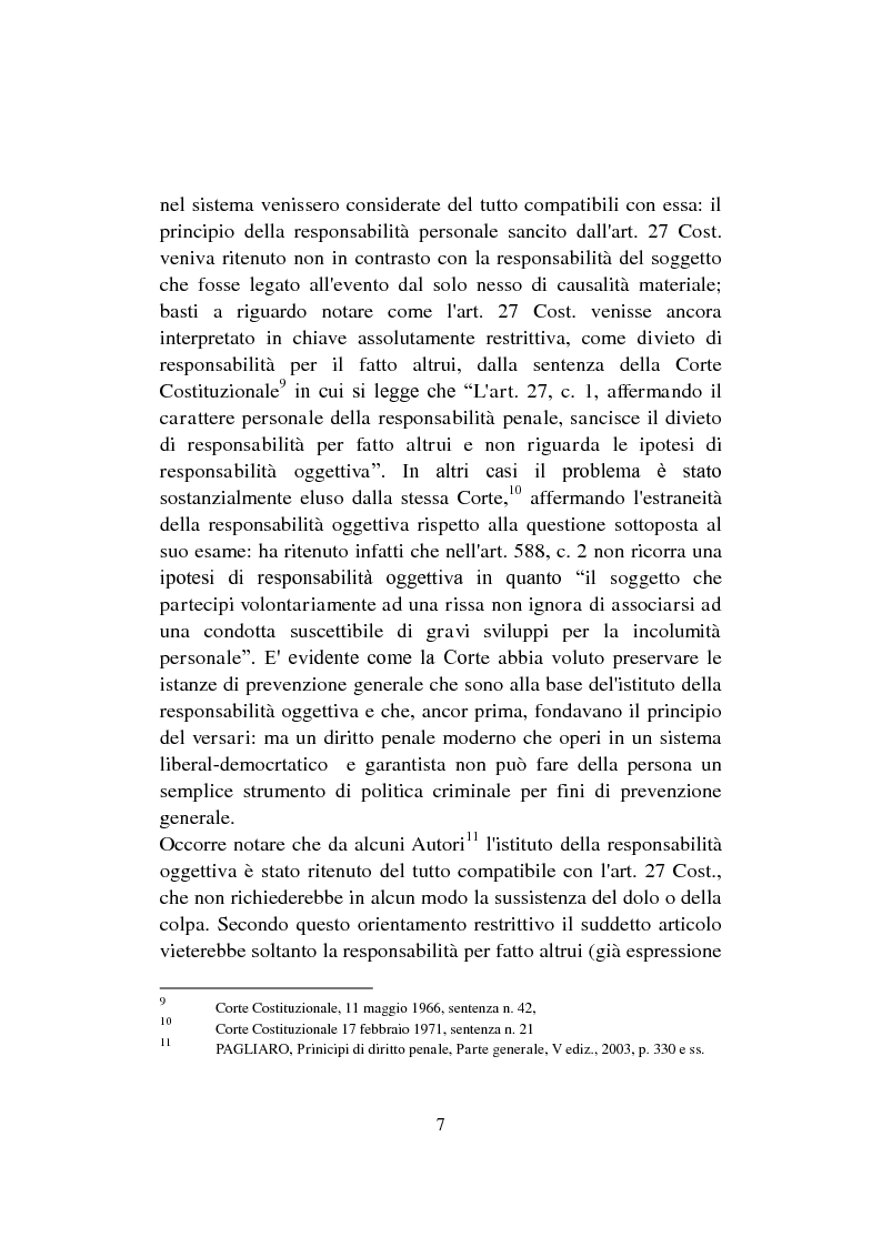 Anteprima della tesi: Problemi attuali in tema di preterintenzione, Pagina 8