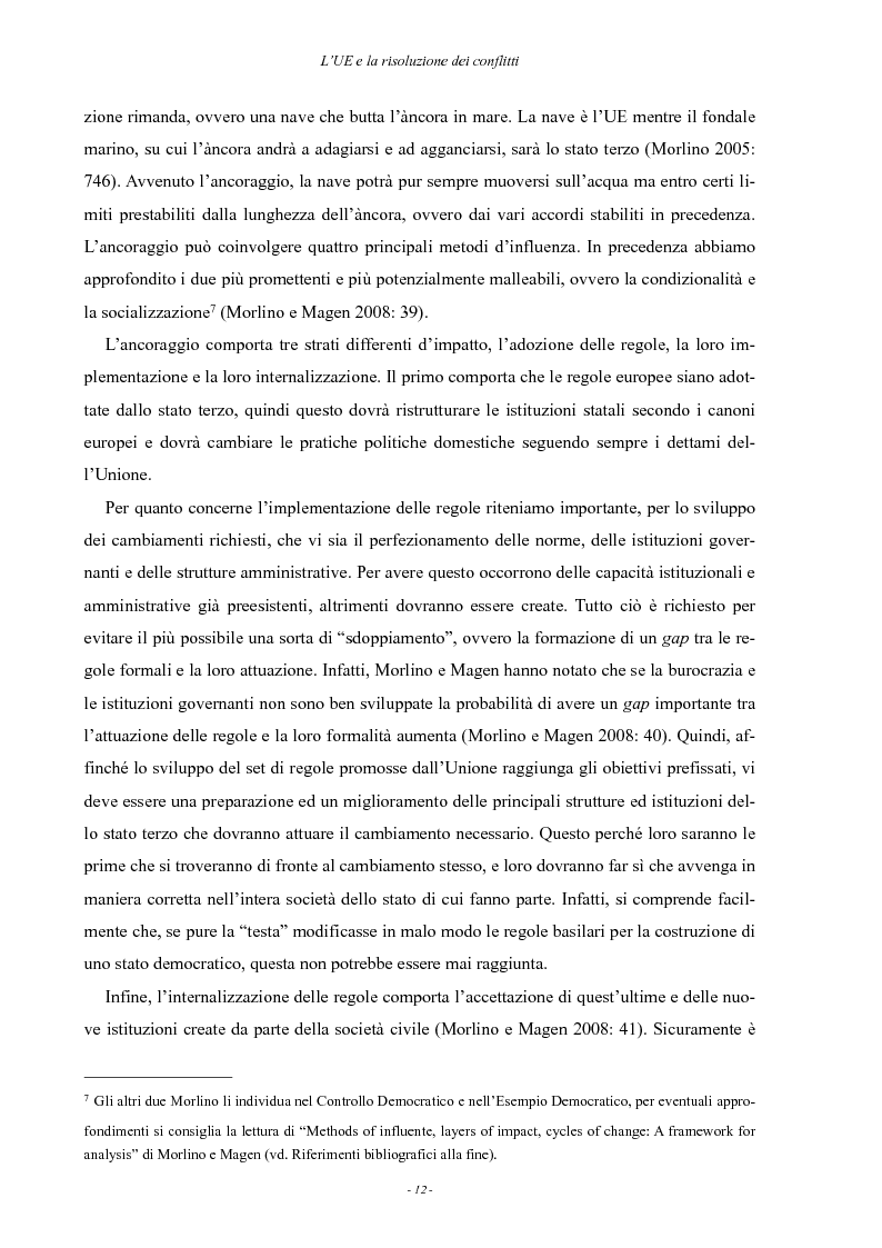 Estratto dalla tesi: Il ruolo della UE nel conflitto israelo-palestinese