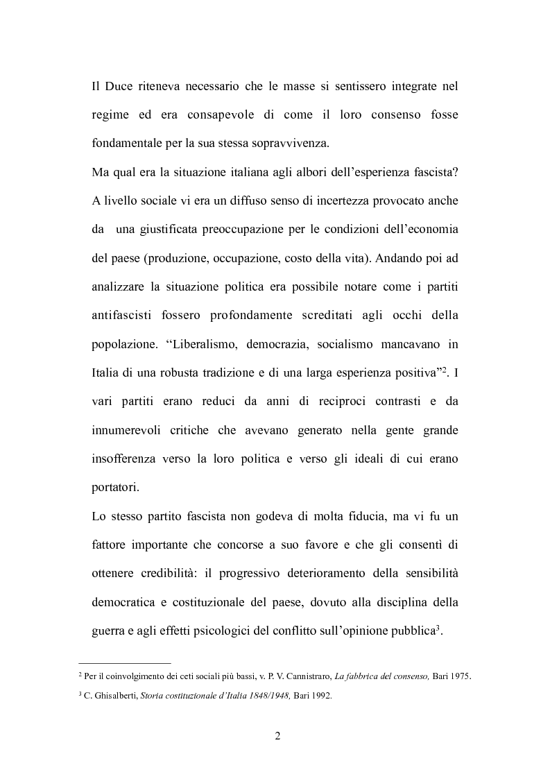Anteprima della tesi: La stampa italiana tra la crisi dello stato liberale e l'avvento del fascismo al potere, Pagina 3