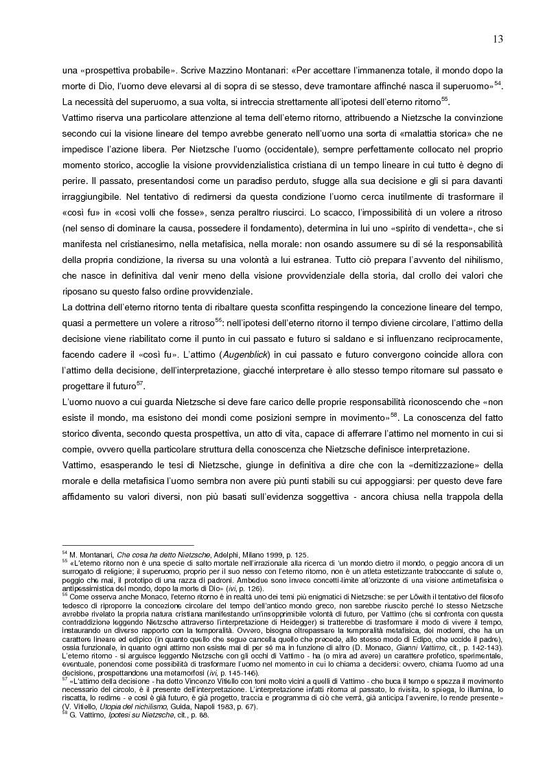 Anteprima della tesi: Il percorso filosofico di Gianni Vattimo dal nihilismo al cristianesimo, Pagina 9