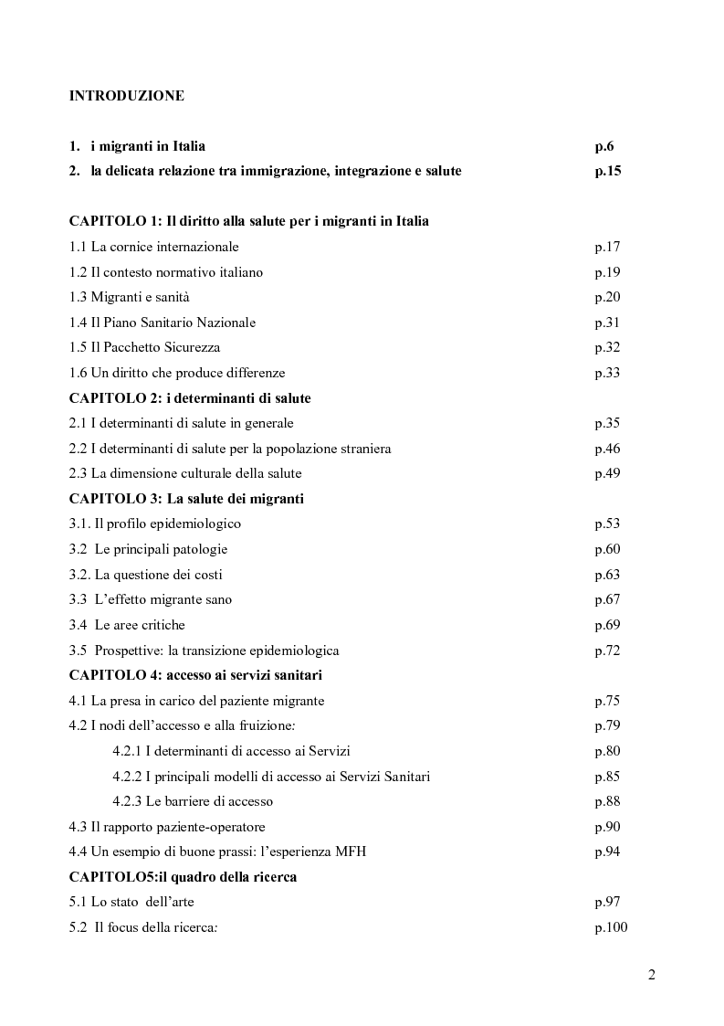 Indice della tesi: Disparità di trattamento in corsia, una ricerca, Pagina 1