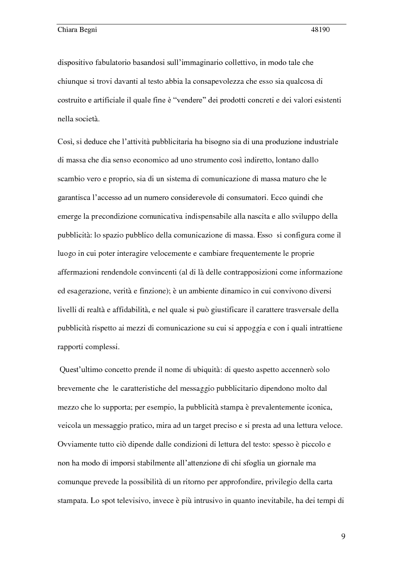 Anteprima della tesi: Semiotica della pubblicità: esperimento di unificazione tra teoria interpretativa e generativa nella pubblicità ''Minute Maid'', Pagina 4