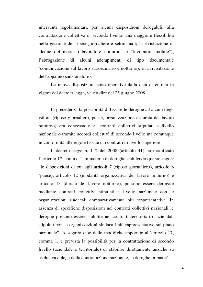 Anteprima della tesi: Orario di lavoro, Pagina 3