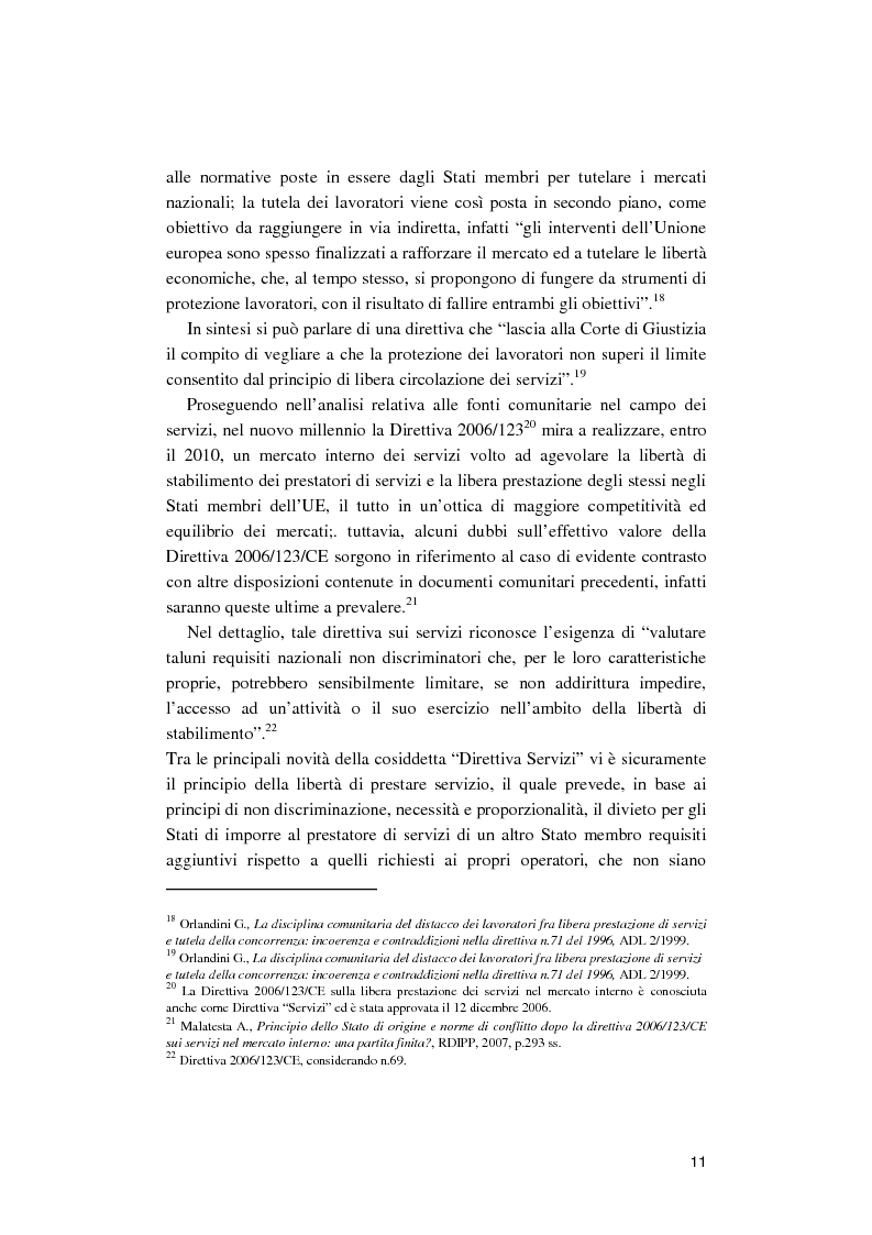 Anteprima della tesi: La libera circolazione degli sportivi nell'Unione europea. Da Bosman alla ''home grown players rule''., Pagina 12