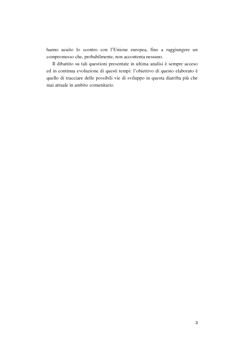 Anteprima della tesi: La libera circolazione degli sportivi nell'Unione europea. Da Bosman alla ''home grown players rule''., Pagina 4