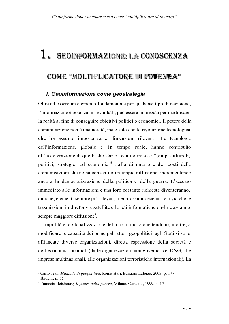 Anteprima della tesi: La geoinformazione diventa geostrategia: l'Information Warfare attraverso alcuni scenari bellici del XX secolo, Pagina 5