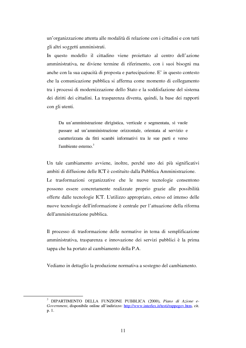 Anteprima della tesi: L'E-government nei piccoli Comuni: il caso dei Centri di Servizi Territoriali (CST), Pagina 7
