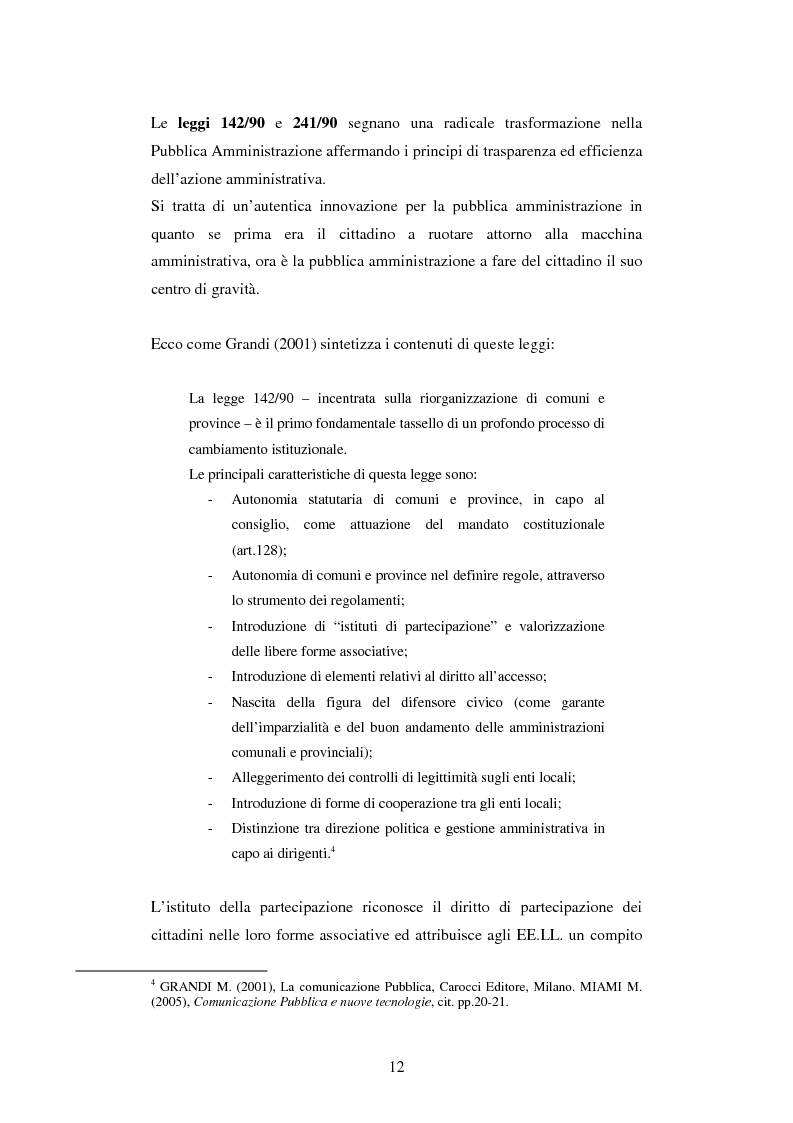 Anteprima della tesi: L'E-government nei piccoli Comuni: il caso dei Centri di Servizi Territoriali (CST), Pagina 8
