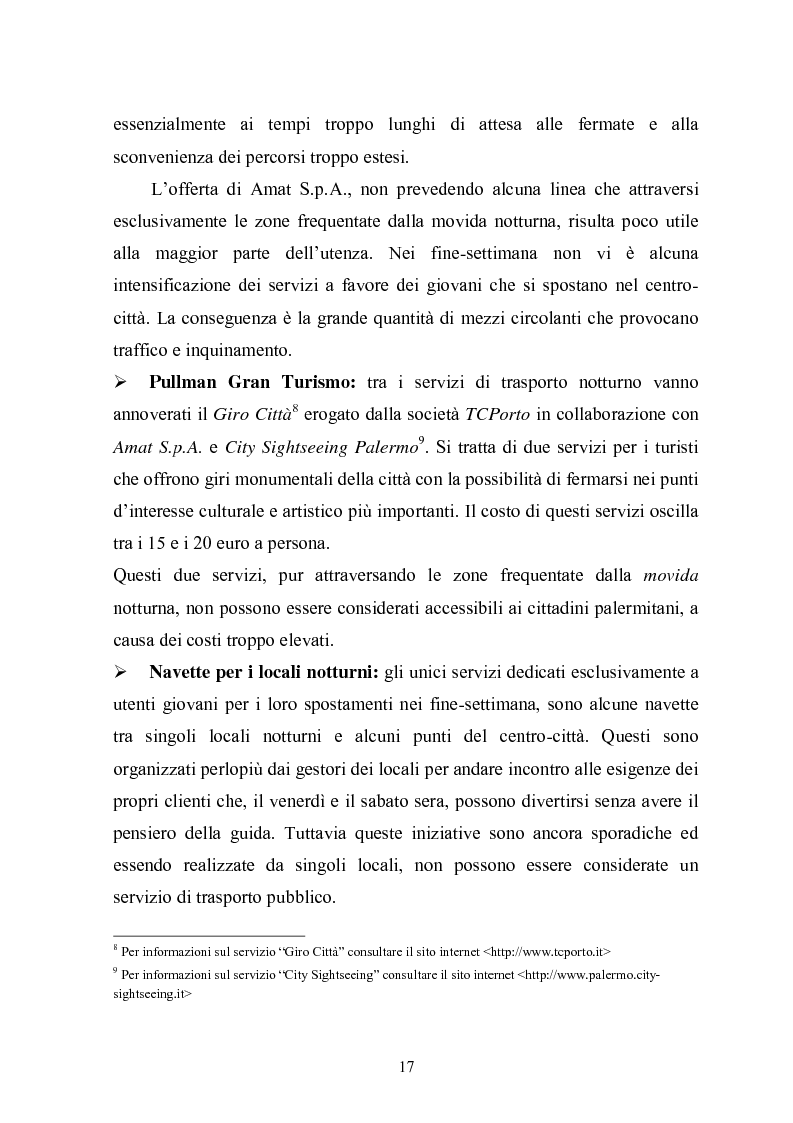 Anteprima della tesi: L'autobus notturno. Trasporto, pubblicità, informazione e sicurezza su uno stesso mezzo., Pagina 14